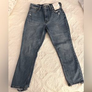 NEW Abercrombie & Fitch The Skinny High Rise size 2xs
